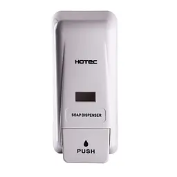 Дозатор рідкого мила HOTEC пластик 1000 мл ABS White 13.506 - мініатюра 1
