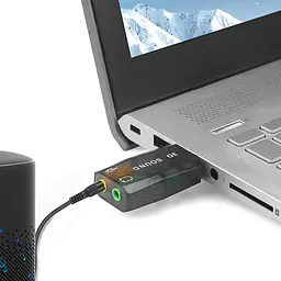 Звукова карта 5.1 USB QTS-005 Black (16159) - мініатюра 3