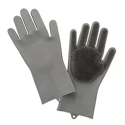 Силіконові рукавички Better Glove універсальні з ворсинками-щітками