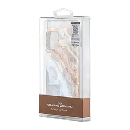 Чохол Lum Neon (світяться у темряві) iPhone 12 Marble Sea Sand - мініатюра 2
