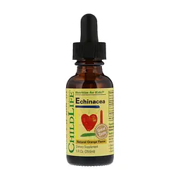 Трави ChildLife Рідка Ехінацея для Дітей з Апельсиновим Смаком, Echinacea, (CDL-10100)