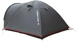 Намет High Peak Nevada 3 Dark Grey/Red (10202) - мініатюра 2