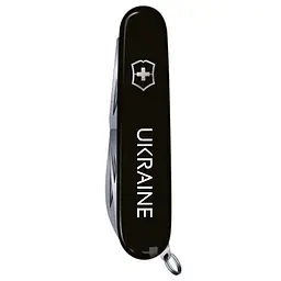 Ніж Victorinox Spartan Ukraine 91мм 12функ чорн Ukraine біл. - мініатюра 4