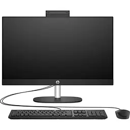 Моноблок HP 23.8 All-in-One 24-cr1007ua FHD IPS/Intel U5-125U/16GB/512SSD/UMA/DOS/Jet Black (AE0P6EA)