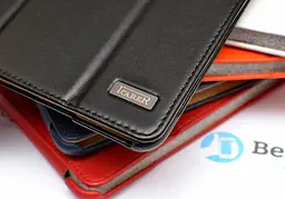 Чохол iCarer Ultra-Thin Genuine Leather Series Rid 501 для iPad Air Помаранчевий - мініатюра 2