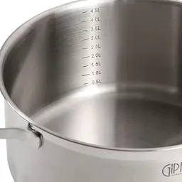 Каструля з кришкою Gipfel Metropole GP-1735 5.2 л 24 см срібляста - мініатюра 6