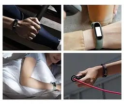 Силіконовий ремінець для Xiaomi MI Band 5 / MI Band 6 [Marsala] [49806] - мініатюра 3