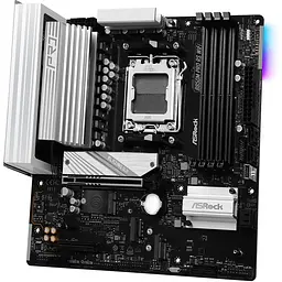 Материнська плата AsRock B850M PRO RS WIFI (B850M PRO RS WIFI) (Socket AM5, AMD B850, Micro-ATX) - мініатюра 3