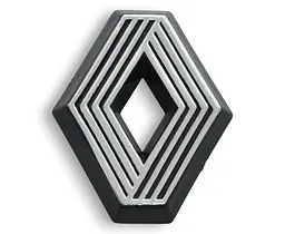 Емблема решітки Renault (ромб) Чорна з Хромом 77х62 мм (2 напрямні) - мініатюра 4