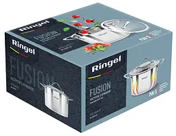 Каструля RINGEL Fusion 22 см 4.7л нержавіюча сталь ㅤ ㅤ - мініатюра 7