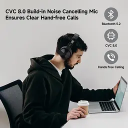 Гарнітура OneOdio Studio Pro C, Bluetooth+3,5мм, Black - мініатюра 8