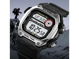 Чоловічий наручний годинник 2126SIBK Silver-Black Skmei acs0030249 - мініатюра 7