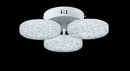 Люстра стельова LED Splendid Ray L3180/3, 3 лампи, 32 см, білий, з пультом, сучасний стиль - мініатюра 2