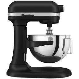Кухонна машина KitchenAid Heavy Duty 5KSM55SXXEBM з підйомною чашею 5.2 л матова чорна (5KSM55SXXEBM) - мініатюра 2