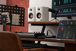 Активні студійні моніторні колонки Edifier MR-3 36 W White Bluetooth Hi-Res Audio - мініатюра 13