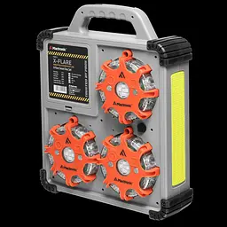 Комплект ліхтарів професійних Mactronic X-Flare (30 Lm) Red/Blue/Amber Recharg 12v/220V Magnetic (PSD0112) - мініатюра 2