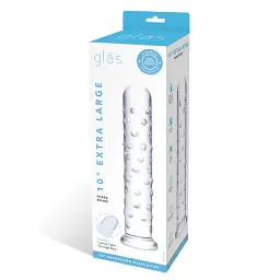 Фалоімітатор Glas Extra Large 25 см (прозорий) - мініатюра 9