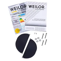 Витяжка повновбудована WEILOR PBS 72650 GLASS BG 1250 LED Strip - мініатюра 10