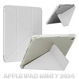 Чохол до планшета BeCover Ultra Slim Origami Transparent Apple iPad Mini 7 2024 Gray (712935)