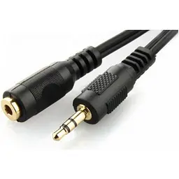 Кабель мультимедійний 3.5mm M to 3.5mm F 5.0m Cablexpert (CCA-421S-5M)