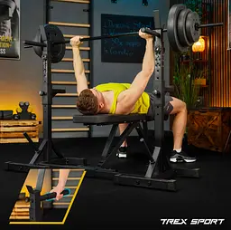 Стійки під штангу Trex Sport TX-100S регульовані з ручками для віджимань - мініатюра 16