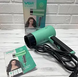 Дорожній фен для сушіння та укладання волосся VGR V-426 1000W - мініатюра 3