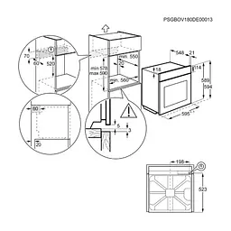 Духова шафа Electrolux OPEB2520V - мініатюра 2