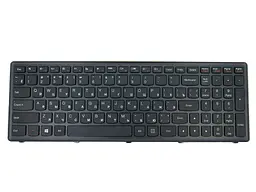Клавіатура для LENOVO IdeaPad G500s, G505s, S500, S510p, Z510, Flex 15, 15D (RU Black з рамкою). Оригінал. - мініатюра 3