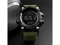 Чоловічий наручний годинник 1384 Black-Military Wrisband Skmei acs0030782 - мініатюра 4