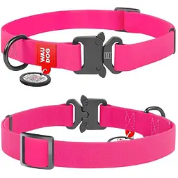 Нашийник Waudog Waterproof з QR паспортом водостійкий металева пряжка-фастекс Розмір S (4823089327594)