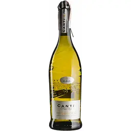 Ігристе вино Canti Prosecco Frizzante, біле, сухе, 10,5%, 0,75 л (36317)