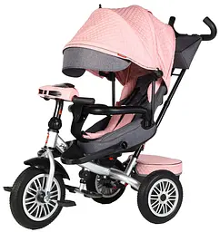 Велосипед 3-х колёсный 8066 / 745-60 BestTrike "Perfetto" поворотное сидение, колеса безкамерн. резина, фара муз., USB, Bluetooth, в коробке
