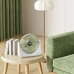 Вентилятор настільний Fan Portable USB / Акумуляторний настільний вентилятор 3 швидкості роботи - мініатюра 4