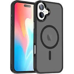 Чохол Ummi Colorful with MagSafe для Apple iPhone 16 Plus (6.7) Чорний / Black