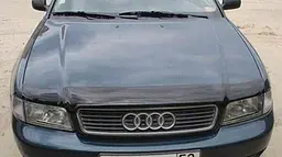 Дефлектор капоту мухобійка для Audi A4 (B5) 1994-2001 Євро Кріплення (Vip Tuning) AD07 - мініатюра 2