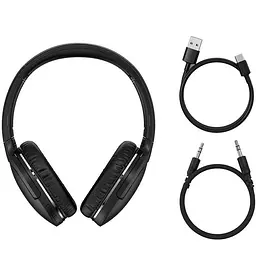 Накладні бездротові навушники Encok Wireless headphone D02 Pro (NGTD01030) Black Baseus teh0030661 - мініатюра 7