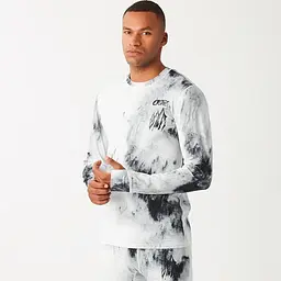 Реглан чоловічий Picture Organic Lhotse Printed Man L Чорний-Білий