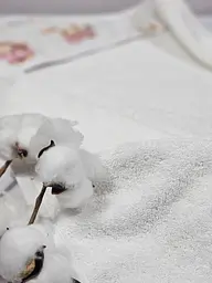 Дитячий рушничок-куточок 80х80 a.l.babybox Мрійливі зайченята - мініатюра 3