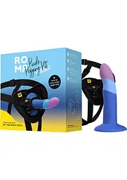 Страпон Romp Piccolo Pegging Kit 14 см мульті - мініатюра 4