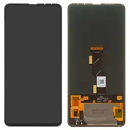 Дисплей для Xiaomi Mi Mix 3, чорний, без рамки, High, (OLED), M1810E5A