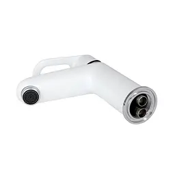 Змішувач для умивальника Lidz Latwa 001 (k35) LDLAT001WHI45423 White, Білий - мініатюра 3