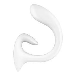 Вагінально-кліторальний вібратор Satisfyer G for Goddess 1 White, 2 мотори - мініатюра 2