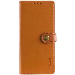 Шкіряний чохол-книжка GETMAN Gallant (PU) для Samsung Galaxy S24 Коричневий
