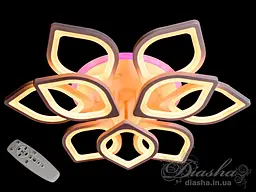 Світлодіодні люстри Diasha 8073/6+3WH LED 3color dimmer