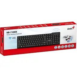 Клавіатура Genius KB-7100X Wireless UA Black [31320001406] [113016] - мініатюра 4