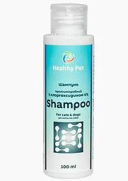 Шампунь протимікробний для собак та котів Healthy Pet з хлоргексидином 4% 100 мл 109124