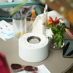 Біокамін Nice & Cozy Around настільний білий - мініатюра 2