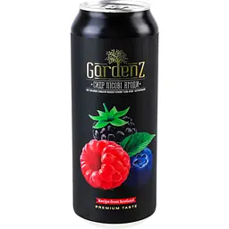 Сидр Gardenz Смак Лісові ягоди звичайний газований солодкий червоний 5.4% 0.5 л з/б - мініатюра 2