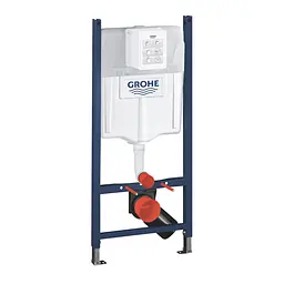 Комплект 4 в 1: Інсталяція GROHE Rapid SL 3 в 1 3884966Q + Унітаз безободковий Kroner Harz WHI483632 TORNADO з сидінням Slim Duroplast / Soft-close / Quick relase KH483632WHIT (3884966KH483632) - мініатюра 3