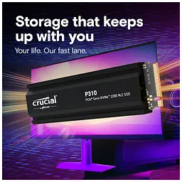 Накопичувач SSD M.2 2280 1TB P310 with heatsink Micron (CT1000P310SSD5) - мініатюра 6
